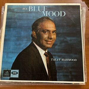 Talat Mehmood In A Blue Mood long play vinyl record. Evergreen melodious songs.